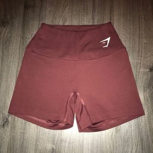 Gymshark; Women’s (XS) “Cherry Brown” Training Shorts